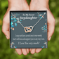 To My Stepdaughter Love & Support Inseparable Necklace-Express Your Love Gifts