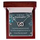 To My Stepdaughter Love & Support Inseparable Necklace-Express Your Love Gifts