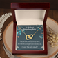 To My Stepdaughter Love & Support Inseparable Necklace-Express Your Love Gifts