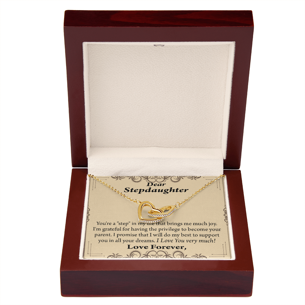 To My Stepdaughter Milestones Inseparable Necklace-Express Your Love Gifts
