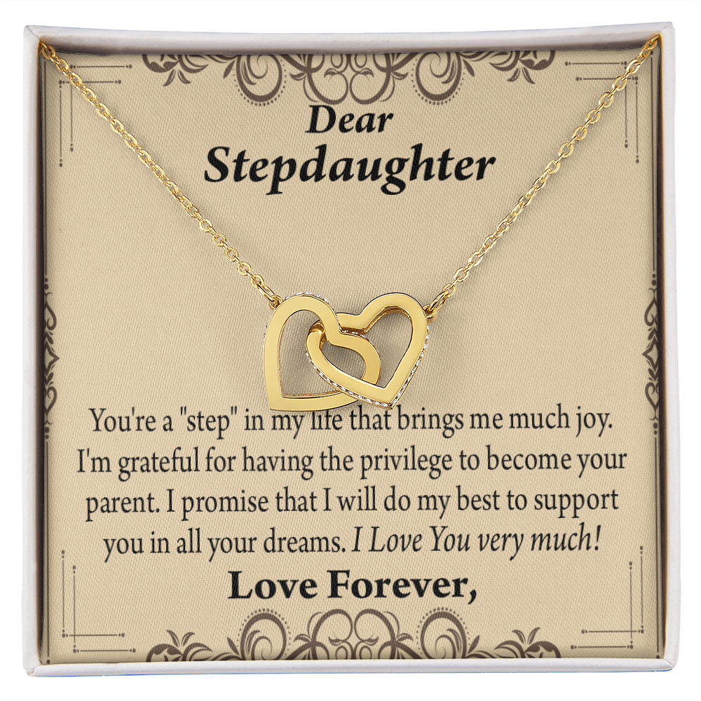 To My Stepdaughter Milestones Inseparable Necklace-Express Your Love Gifts