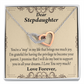 To My Stepdaughter Milestones Inseparable Necklace-Express Your Love Gifts