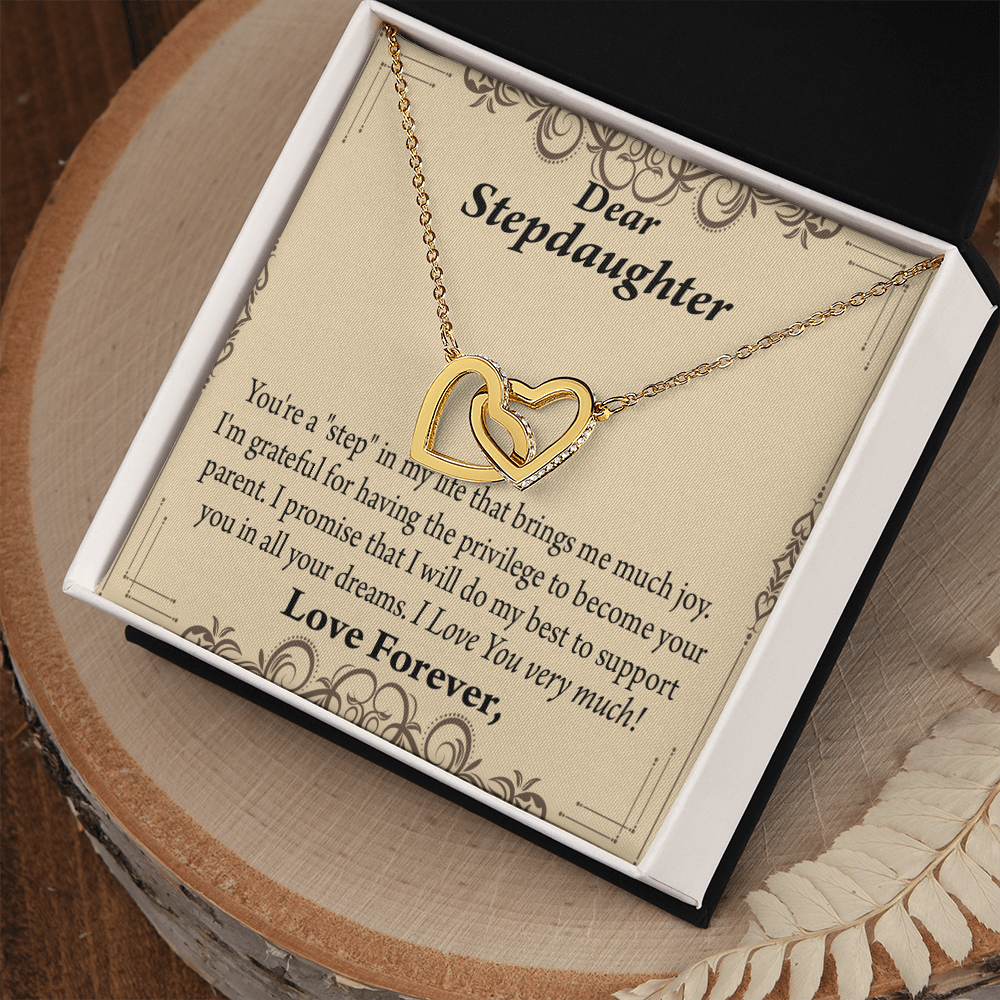 To My Stepdaughter Milestones Inseparable Necklace-Express Your Love Gifts