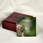To My Stepdaughter Mom Alluring Ribbon Necklace Message Card-Express Your Love Gifts