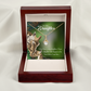 To My Stepdaughter Mom Alluring Ribbon Necklace Message Card-Express Your Love Gifts