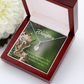 To My Stepdaughter Mom Alluring Ribbon Necklace Message Card-Express Your Love Gifts