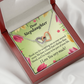 To My Stepdaughter Thicker Than Blood Inseparable Necklace-Express Your Love Gifts