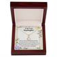 To My Stepdaughter Unbreakable Bond Alluring Ribbon Necklace Message Card-Express Your Love Gifts