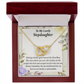 To My Stepdaughter Unbreakable Bond Inseparable Necklace-Express Your Love Gifts
