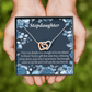 To My Stepdaughter You're a Blessing Inseparable Necklace-Express Your Love Gifts
