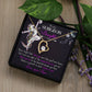 To My Surgeon Daughter Forever Necklace w Message Card-Express Your Love Gifts