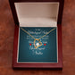 To My Unbiological Sister Not Sister by Blood Forever Necklace w Message Card-Express Your Love Gifts