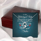 To My Unbiological Sister Not Sister by Blood Forever Necklace w Message Card-Express Your Love Gifts