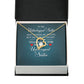 To My Unbiological Sister Not Sister by Blood Forever Necklace w Message Card-Express Your Love Gifts