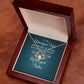 To My Unbiological Sister Not Sister by Blood Forever Necklace w Message Card-Express Your Love Gifts