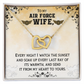 To My Wife Air Force Wife Inseparable Necklace-Express Your Love Gifts