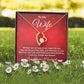 To My Wife All That I Am Forever Necklace w Message Card-Express Your Love Gifts