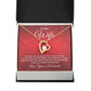 To My Wife All That I Am Forever Necklace w Message Card-Express Your Love Gifts