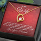 To My Wife All That I Am Forever Necklace w Message Card-Express Your Love Gifts