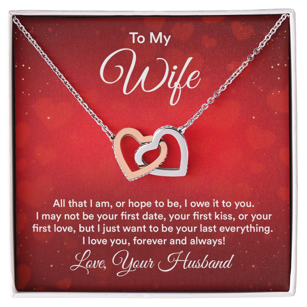 To My Wife All That I Am Inseparable Necklace-Express Your Love Gifts