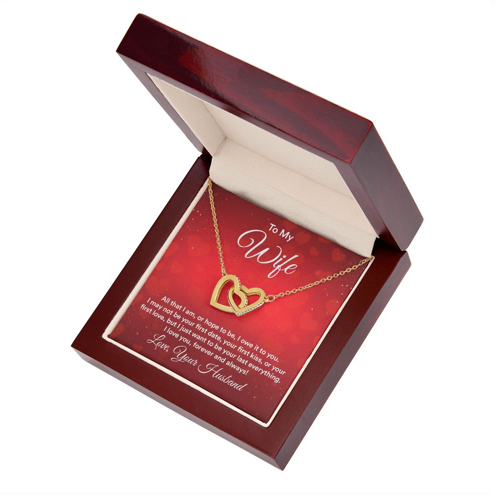 To My Wife All That I Am Inseparable Necklace-Express Your Love Gifts