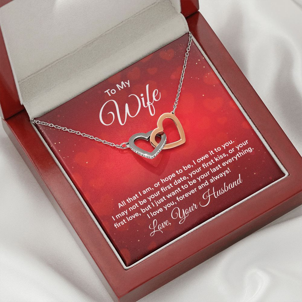 To My Wife All That I Am Inseparable Necklace-Express Your Love Gifts