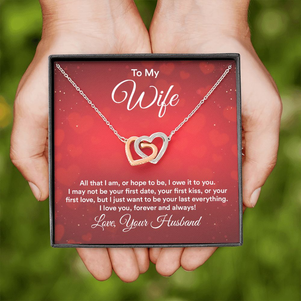 To My Wife All That I Am Inseparable Necklace-Express Your Love Gifts