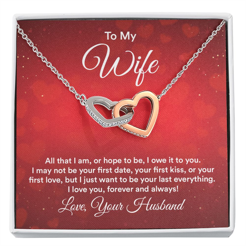 To My Wife All That I Am Inseparable Necklace-Express Your Love Gifts