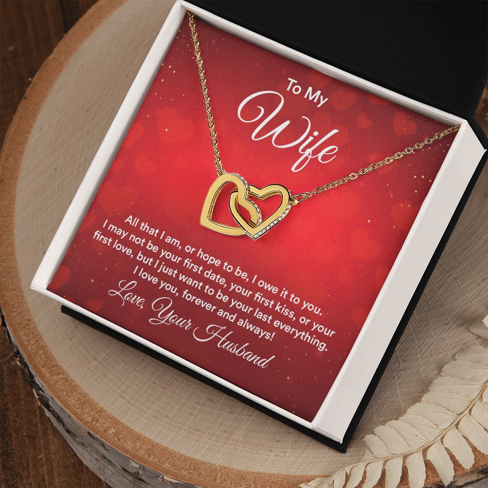 To My Wife All That I Am Inseparable Necklace-Express Your Love Gifts