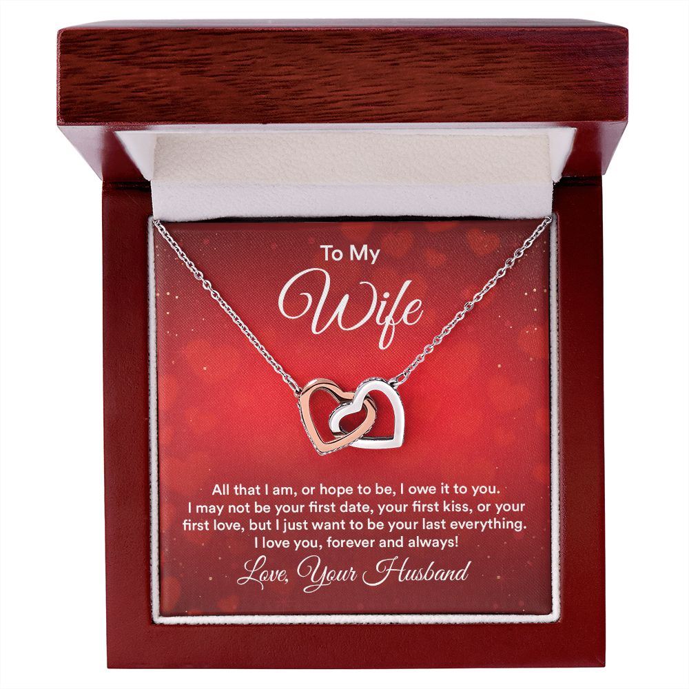 To My Wife All That I Am Inseparable Necklace-Express Your Love Gifts