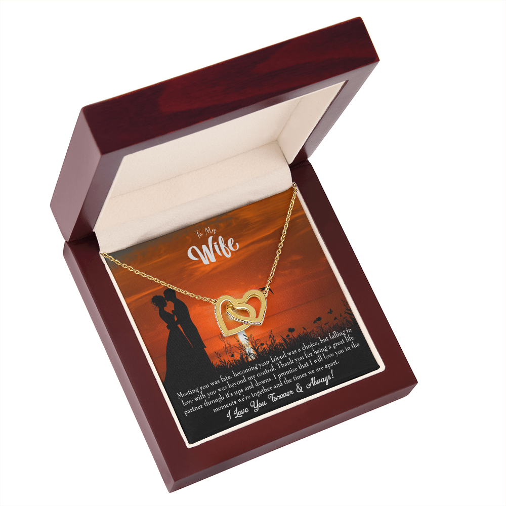 To My Wife Always and Forever Dark Inseparable Necklace-Express Your Love Gifts