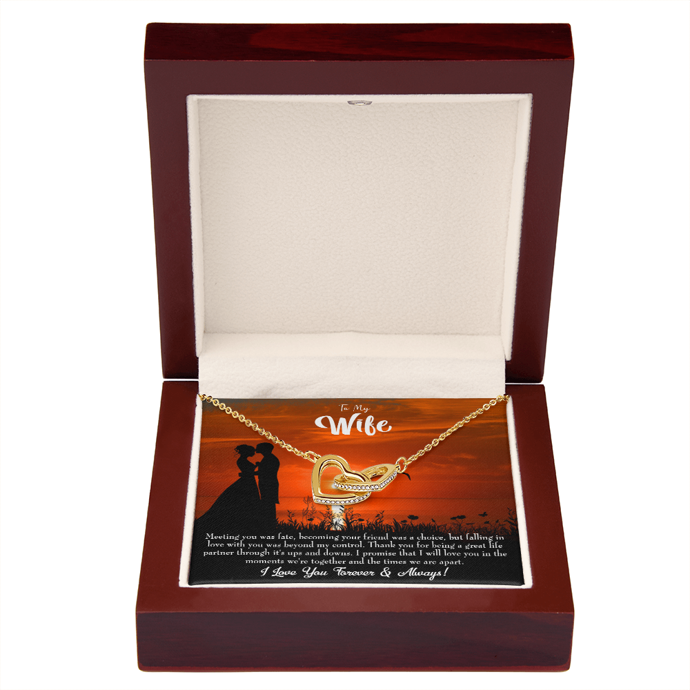To My Wife Always and Forever Dark Inseparable Necklace-Express Your Love Gifts