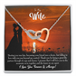 To My Wife Always and Forever Dark Inseparable Necklace-Express Your Love Gifts