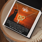 To My Wife Always and Forever Dark Inseparable Necklace-Express Your Love Gifts