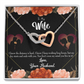 To My Wife Always on my Mind Inseparable Necklace-Express Your Love Gifts