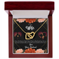 To My Wife Always on my Mind Inseparable Necklace-Express Your Love Gifts