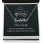 To My Wife Always Remember Custom Name Necklace-Express Your Love Gifts