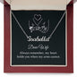 To My Wife Always Remember Custom Name Necklace-Express Your Love Gifts