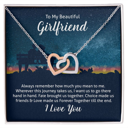 To My Wife Always Remember Inseparable Necklace-Express Your Love Gifts