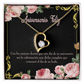 To My Wife Aniversario Feliz Forever Necklace w Message Card-Express Your Love Gifts