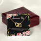 To My Wife Aniversario Feliz Inseparable Necklace-Express Your Love Gifts