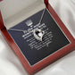 To My Wife Anyone Who Could Hope For Forever Necklace w Message Card-Express Your Love Gifts