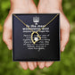 To My Wife Anyone Who Could Hope For Forever Necklace w Message Card-Express Your Love Gifts