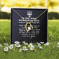 To My Wife Anyone Who Could Hope For Forever Necklace w Message Card-Express Your Love Gifts