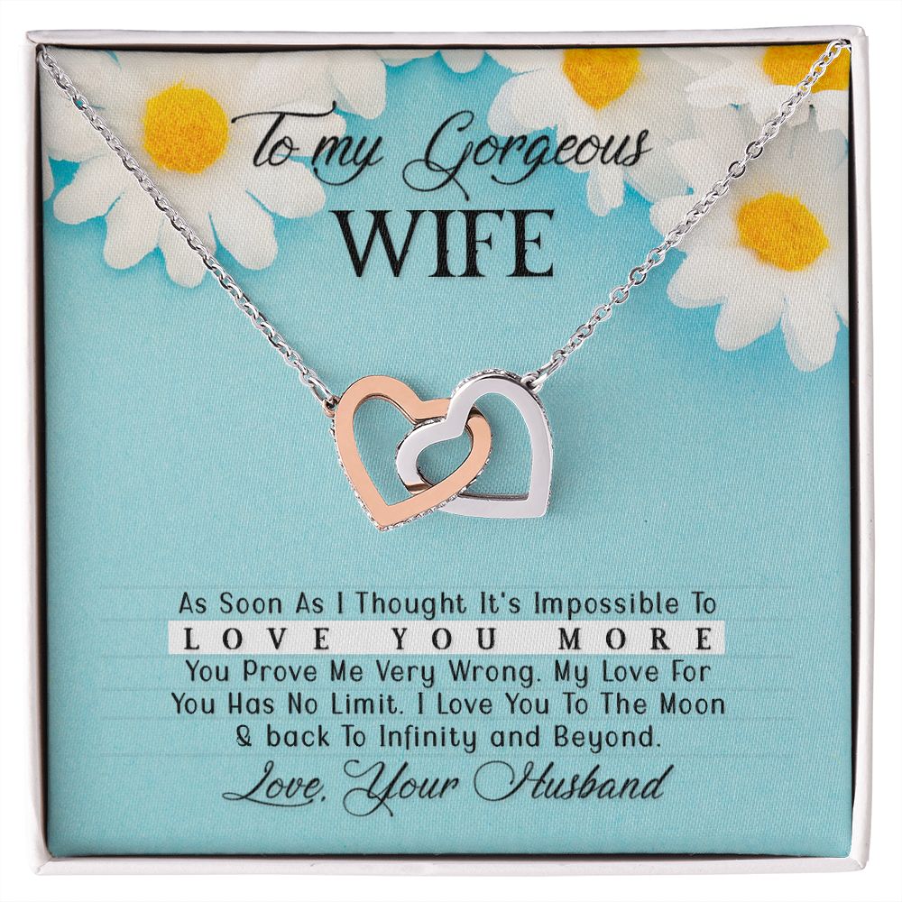 To My Wife As Soon As I Thought Inseparable Necklace-Express Your Love Gifts
