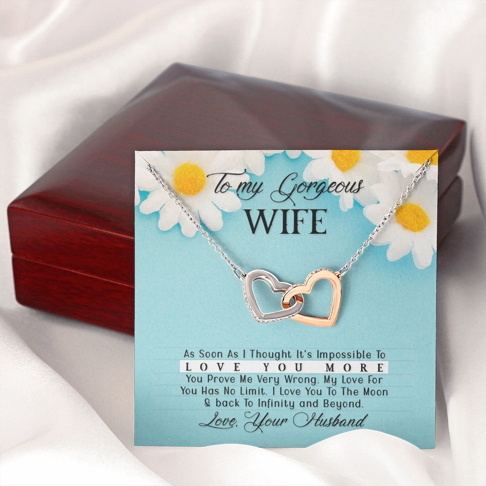 To My Wife As Soon As I Thought Inseparable Necklace-Express Your Love Gifts