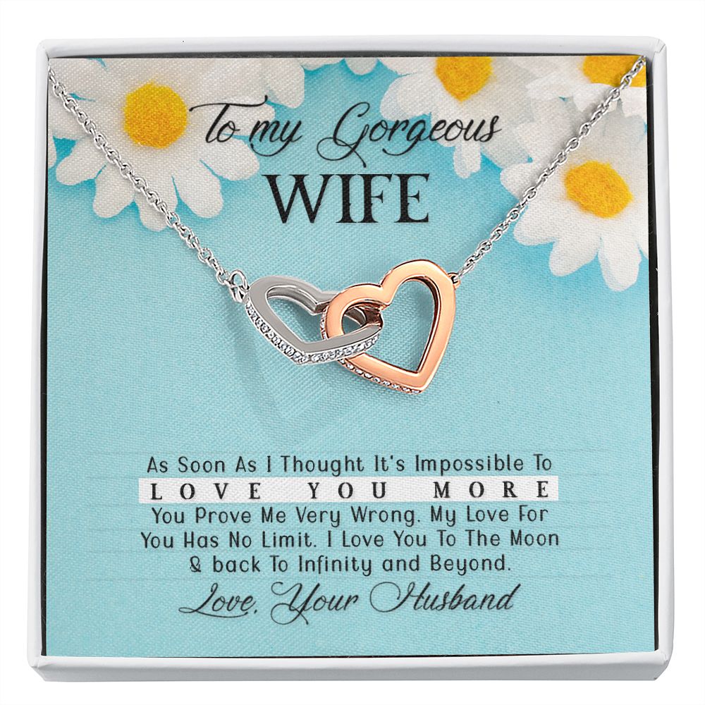 To My Wife As Soon As I Thought Inseparable Necklace-Express Your Love Gifts