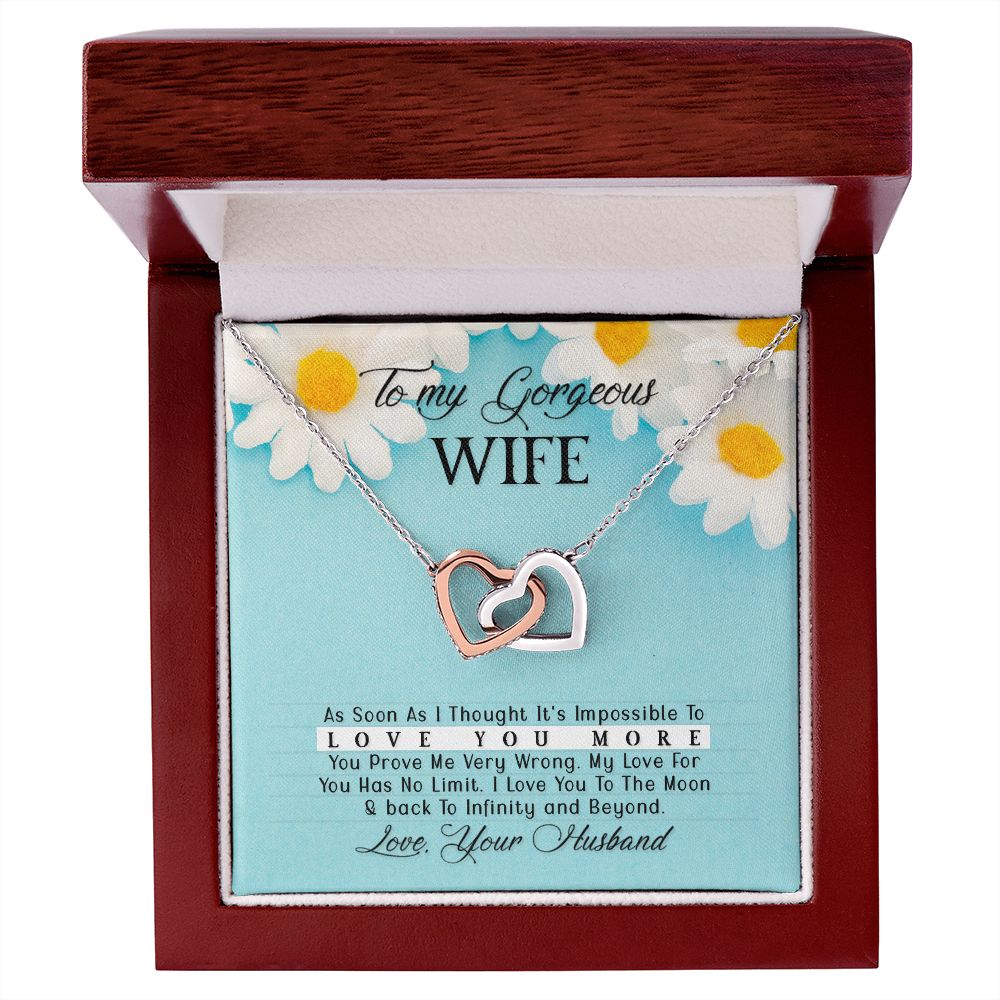 To My Wife As Soon As I Thought Inseparable Necklace-Express Your Love Gifts