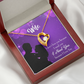 To My Wife Because I Love You Forever Necklace w Message Card-Express Your Love Gifts