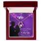 To My Wife Because I Love You Forever Necklace w Message Card-Express Your Love Gifts